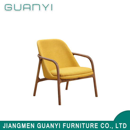 Top Quality Yellow Leisure Type Spacious Chair 