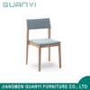 Simple Modern Wooden Polyester Seat Hotel Dining Chair