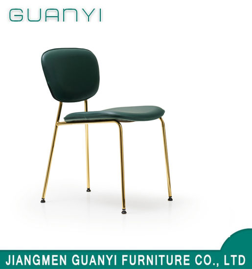 New Modern Metal Rose Golden Plating Chair