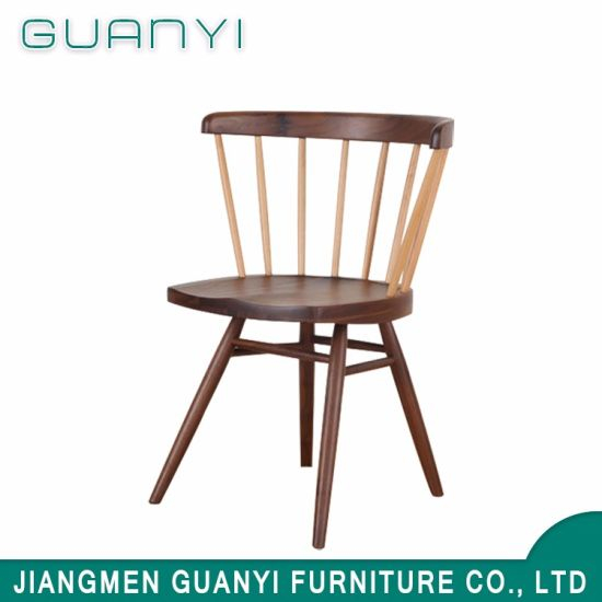 Best Price Classic High Back Solid Wood Table Dining Chair Wooden Furniture