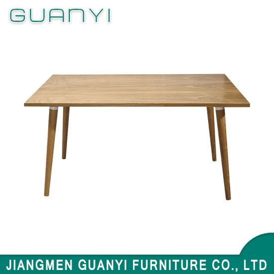 Most Popular Solid Wood Material Wood Dining Table