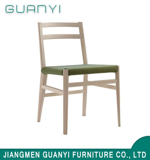 White Ash Wooden Polyster Dining Chair