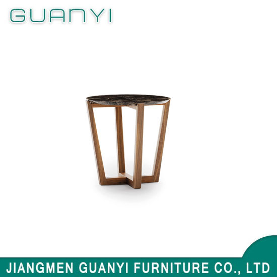 Living Room Round Wooden Coffee Table