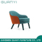 Newest Fabric Armchair Design Wooden Frame Living Room Armchair