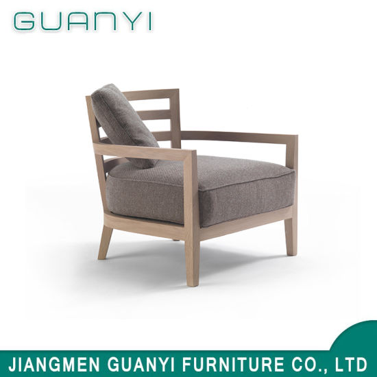 2019 Hot Sale Ash Wood High Density Cushion Armchair