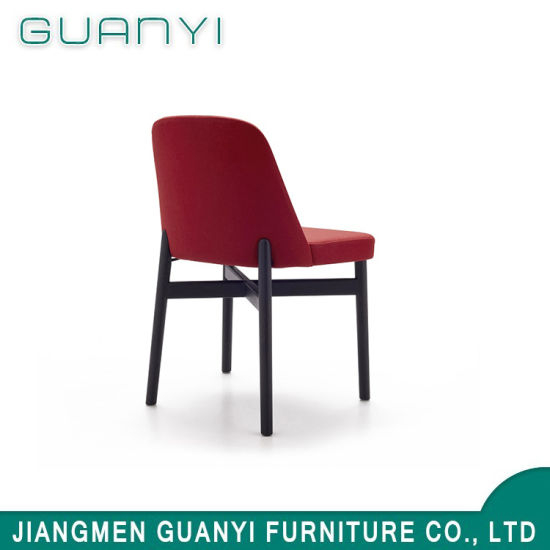 2019 New Hot Sale Fabric Wood Leg Hotel Dining Chair
