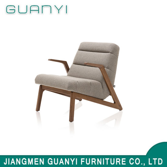2019 Modern Wooden Hotel Furniture Leisure Armchair