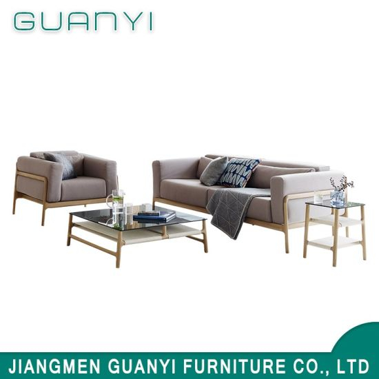 New Product Good Quality Wooden Leg Fabric Sofa