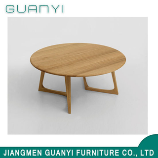 2019 Modern Wooden Furniture Round Cafa Hotel Table