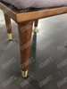 Hot Sale Upholstery High Density Wooden Leg Chair