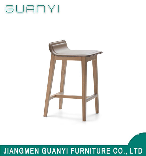 Nordic Morden Design Furnitre Ash Wood Bar Stool
