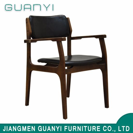 Wooden Dining Room Chairs with Armrests