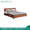 Modern Simple New Design Super King Size of Solid American Wood Floor Craft Double Cot Bed Furniture