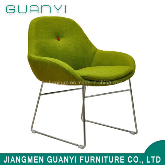 Stainless Steel Legs PU Leather Dining Chair Living Room Furniture