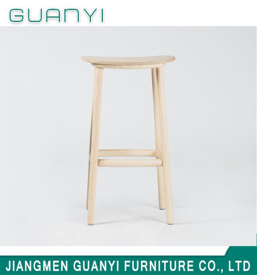 Modern Wooden Round Counter Stool