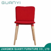 High Quality China Made Fabric Solid Wood Leg Restaurant Chair