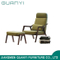 2018 Modern Style Armchair Golden Supplier Living Room Fabric Armchair