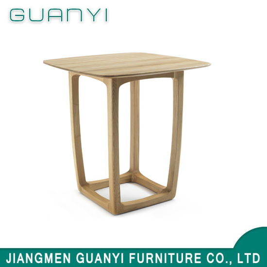 New Design Fashion Cubic Wooden Dining Sets Restaurant Table
