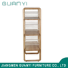 Nodic Style Soild Wood Three-Tie Furniture Living Room Storage Rack