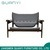 Simple Design Modern High-Back Relax Grey Sofa Armchair