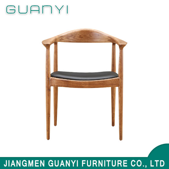 New Design Solid Wood Cushion Chair with Arm Dining Chairs