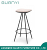 Modern Metal Leg Furniture Fabric Seat Counter Bar Stool Kitchen Counter Dining Chairs Home Office Furniture