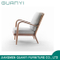 Modern Nice Looking Wooden Soft Hotel Furniture Armchair