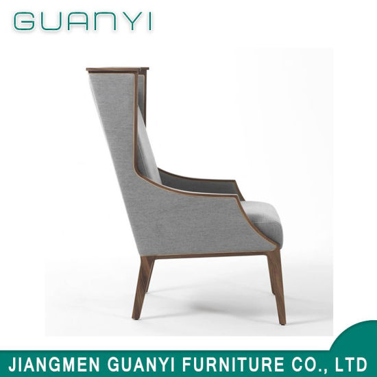 2019 Wooden High Back Hotel Leisure Armchair