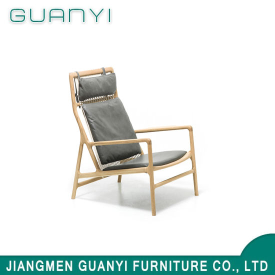 New Product Black Ash Seat And Back Solid Wood Leg Chair