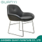 Stainless Steel Legs PU Leather Dining Chair Living Room Furniture