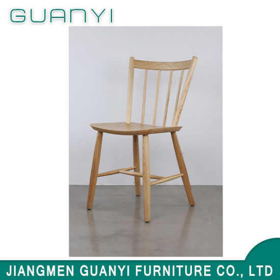 Morden Natural Painting Dining Ash Wood Chair
